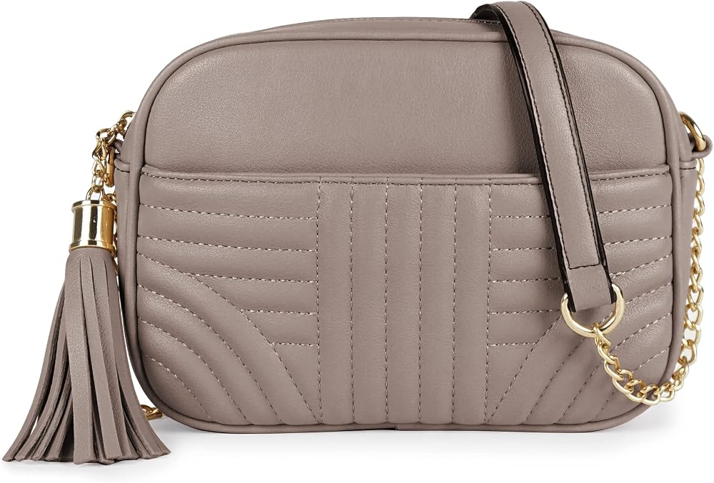 Quilted Crossbody Bags • Dark Grey