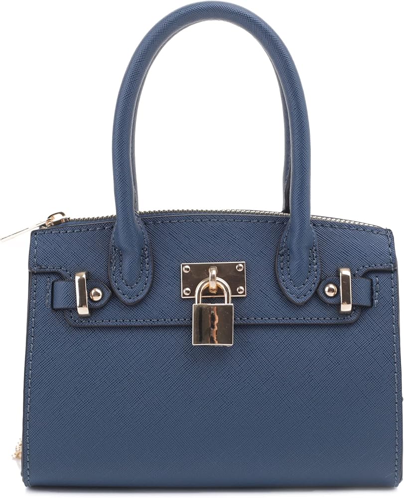 Women's Evening Bag Party Clutches Mini Satchel Purses Cocktail Prom Handbags with Chain and Lock • Peacock